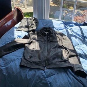 Authentic Italian leather jacket.